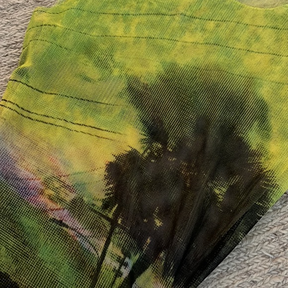 Louisa Ballou Multicolor Heatwave Ruched Dress - Picture 6 of 6